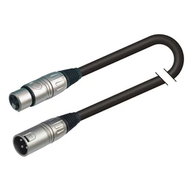 Soundsation BMCXX-2BK - Szimmetrikus mikrofonkábel: XRL 3pólusú papa - XLR 3pólusú mama / 2m