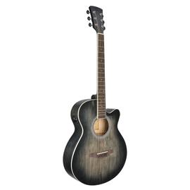 Soundsation SAGUARO-HW-CE BK - Hand wiped cutaway akusztikus gitár előerősítővel