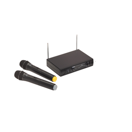 Soundsation WF-V21HHB - Dual VHF Plug and Play vezetéknélküli mikrofonszett 2 kézi mikrofonnal (205.75 MHz - 208.8 MHz)