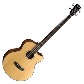 Cort AB850F-NAT with bag ak.basszusgitár tokkal, Fishman EQ, natúr