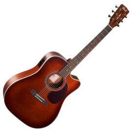 Cort MR500E-BR akusztikus gitár elektronikával, barna