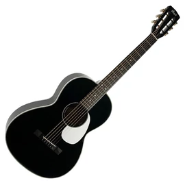 Cort L100P-F-BK akusztikus gitár elektronikával, Parlor, fekete + Választható ajándék