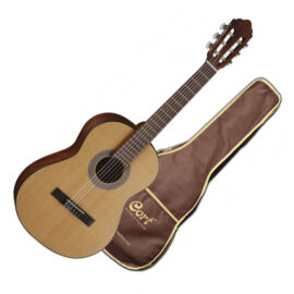 Cort AC50-OP with bag klasszikus gitár, 1/2-es, matt natúr, tokkal + Választható ajándék