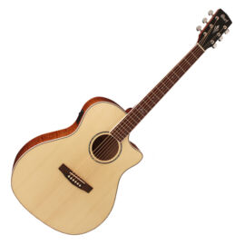 Cort GA-FF-NAT akusztikus gitár elektronikával, natúr + Választható ajándék