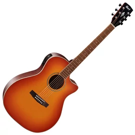 Cort GA-MEDX-LVBS akusztikus gitár elektronikával, Vintage Burst