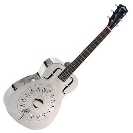 Johnson JR-998 fémtestű rezonátoros gitár, nikkelezett