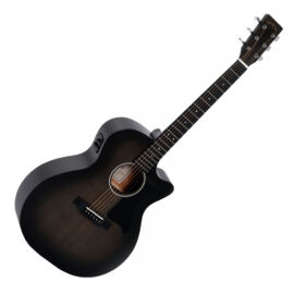 Sigma GMC-STE-BKB akusztikus gitár elektronikával, fekete burst