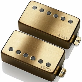 EMG 57-66 Set BrGold Humbucking gitár pickup szett, szálhúzott arany