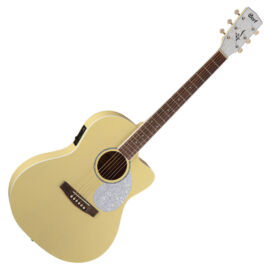 Cort JADE-Classic-PYOP with bag akusztikus Lady-gitár elektronikával, puhatokkal, pasztell sárga + Választható ajándék