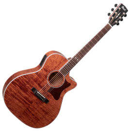 Cort GA5F-FMH-OP akusztikus gitár Fishman EQ, mahagóni, natúr