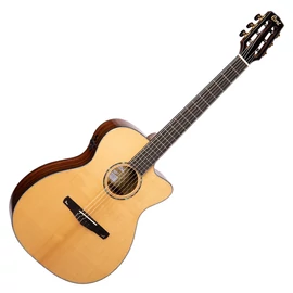Cort Gold-OC8 Nylon with case el.klasszikus gitár, All solid, natúr