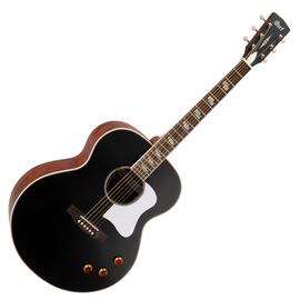 Cort CJ-Retro-VBM akusztikus gitár elektronikával, matt fekete vintage