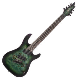 Cort KX507MS-SDG 7-húros el.gitár, Multi Scale, csillagpor zöld
