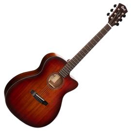Cort Core-OC ABW OPLB with case el.akusztikus gitár, All solid, blackwood, világos burst