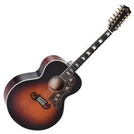 Sigma GJA12-SG200 12 húros akusztikus gitár elektronikával, dark sunburst