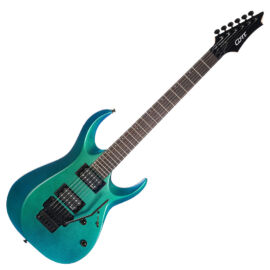 Cort X300-FBL el.gitár, EMG PU, kék - elérhető 2022 márciusa után