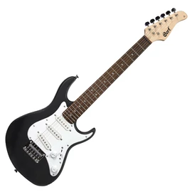 Cort G100Jr-OPB elektromos gitár, Powersound hangszedővel, Junior, nyílt pórusú fekete
