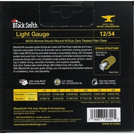 BlackSmith Acoustic Bronze, Light, 12-54 húr
