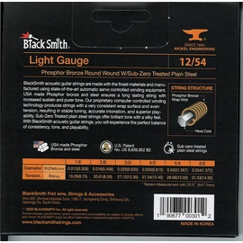 BlackSmith Acoustic Phosphor Bronze, Light 12-54 húr