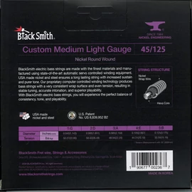 BlackSmith Bass, Custom Medium Light, 35 col, 45-125 húr - 5 húros