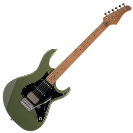 Cort G250SE-ODG elektromos gitár, amerikai hárs test, olajzöld