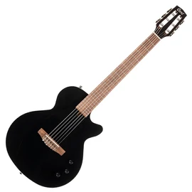 Cort Sunset Nylectric II-BK with bag elektro-klasszikus gitár Fishman elektronikával, prémium tokkal, fekete