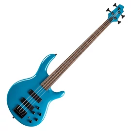 Cort C4-Deluxe-CBL elektromos basszusgitár, Markbass Preamp, kék
