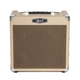 Cort CM15R-WTS gitárerősítő zengetővel, 15 Watt, világos homok