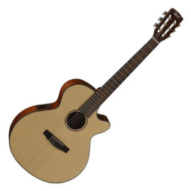 Cort CEC-3-NS klasszikus gitár elektronikával, matt natúr + Választható ajándék