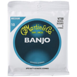 Martin M-V730 húr - banjo, 5 húros, Vega Medium