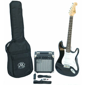 SX SE1 Electric Guitar Kit Black