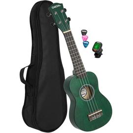 Cascha Soprano Ukulele Bundle Green