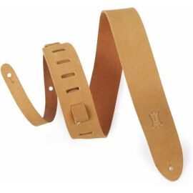 Levys Wide Suede Leather Guitar Strap in Tan