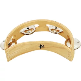 IQ Plus 6" Natural Moon Wood Tambourine