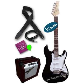 Vision ST-5 BK elektromos gitár pack 4