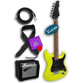 Vision ST-5 Y Neon “Black Head” elektromos gitár szett 4