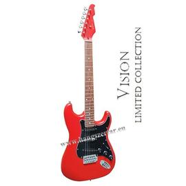 Vision ST-5 RM, matt piros elektromos gitár + ajándék kábel!