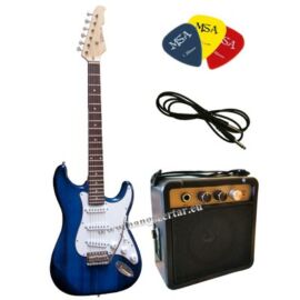 Vision EK-304 BL, 3/4-es gyermek elektromos gitár alap szett 1
