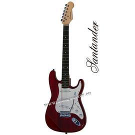 Santander ST-500 WRT set, wine red színű Strat elektromos gitár szett