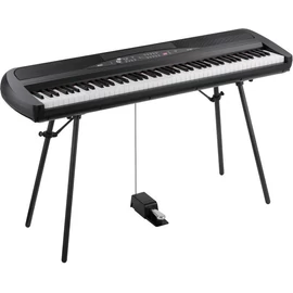 KORG SP-280BK,hordozható digitális zongora, láb, hangszóró, fekete