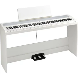 KORG B2SP fehér digitális zongora, 88 billentyű, kalapácsmechanika, 3 pedál, USB midi és audio tartozék láb, fehér