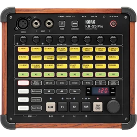 KORG KR55PRO programozható dobpattern lejátszó, XLR és vonal bemenetekkel, SD kártya lejátszóval