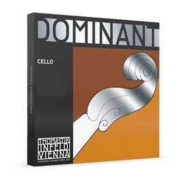 THOMASTIK Dominant Csellóhúr D/ 143 - fonott, króm bevonat