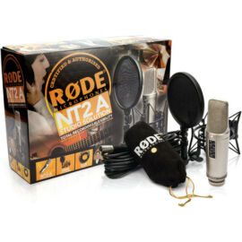 Rode NT2-A Kondenzátor stúdiómikrofon csomag, karakterisztika váltóval, mélyvágással és csillapítással
