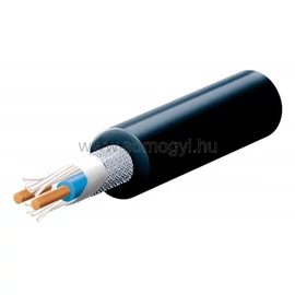 SAL MC 625/BK Mikrofonkábel, 2 eres, árnyékolt, 50m/tekercs