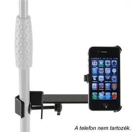Bas v.d. Broek IPH-04 iPhone 4 tartó, mikrofon állványhoz rögzíthető