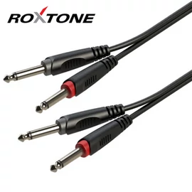 Roxtone RACC100L1 2x6,3 Jack - 2x6,3 Jack kábel, 1m