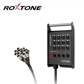 Roxtone STBN1204L20 Professzionális csoportkábel, 12+4 ér, 20m