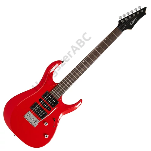 Cort X200-CRD elektromos gitár, piros