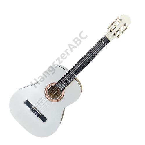 MSA C-26 WH 4/4-es fehér klasszikus gitár 